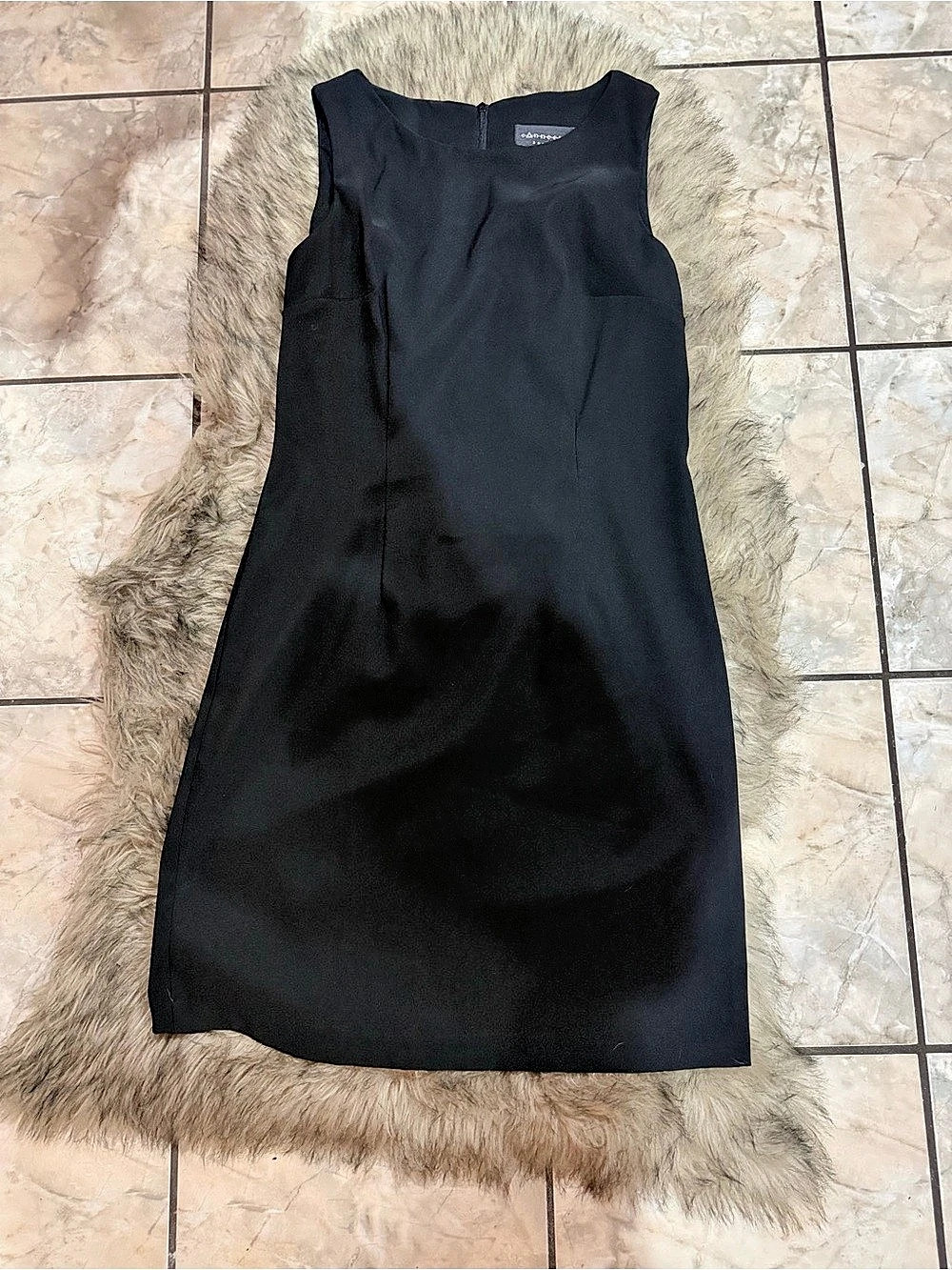 Connected Apparel Black Mini Dress Like New